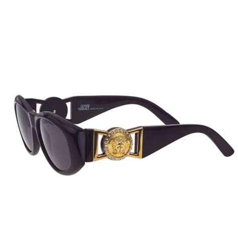 black versace sunglasses with rhinestones|authentic black polarized versace sunglasses.